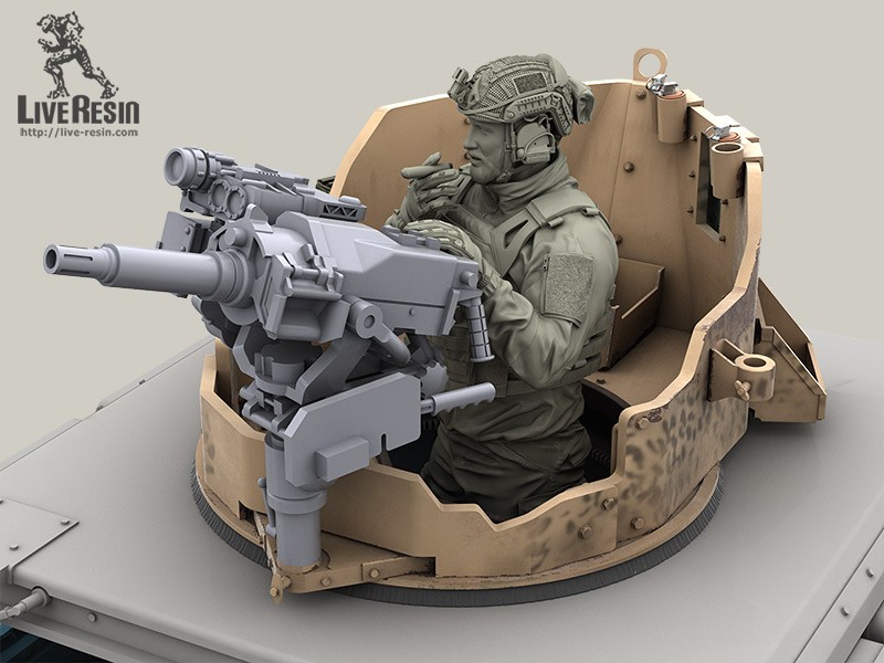 LRM35014 Солдат Сил Специальных Операций США с сигарой, в жилете JPC для размещения в башне SAG II и других башнях современной бронетехники и военных автомобилей LRM35014 Солдат Сил Специальных Операций США с сигарой, в жилете JPC для размещения в башне SAG II и других башнях современной бронетехники и военных автомобилей