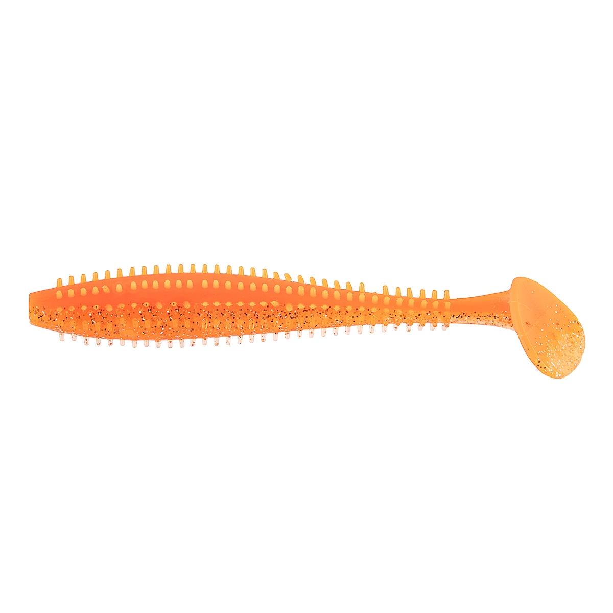 Виброхвост Shaggy 3,35"/8,5 см Orange & Sparkles 5шт. (HS-16-022) Helios Виброхвост Shaggy 3,35"/8,5 см Orange & Sparkles 5шт. (HS-16-022) Helios