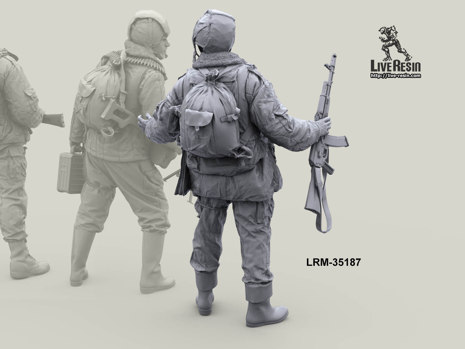 LRM35187 Военнослужащие ВВ, готовятся к атаке - 1 Live Resin