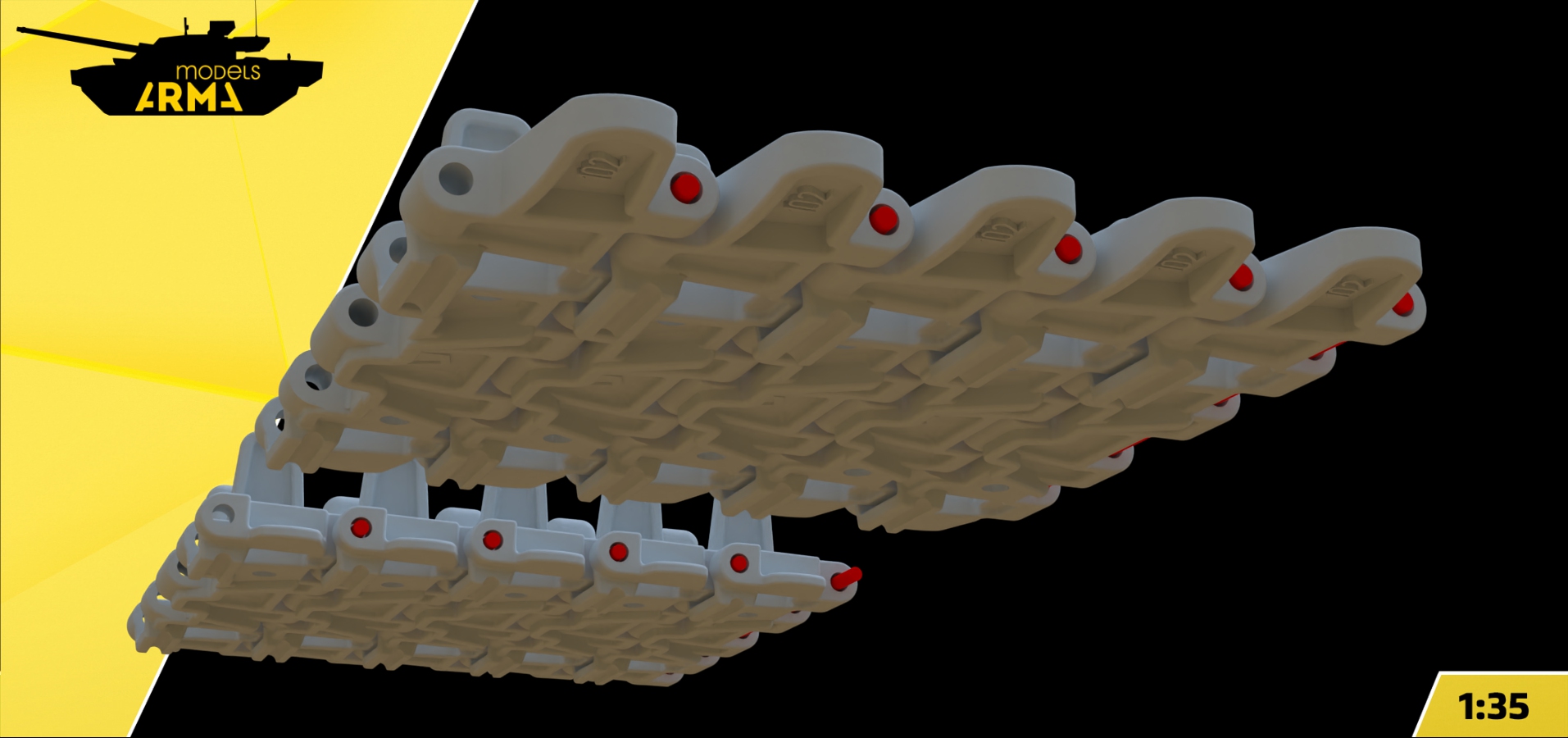 AM35978 Гусеница широкая МТ-ЛБ (Не для свободной продажи)