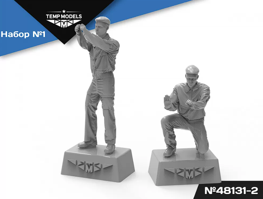 48131-2TMP Техники ВКС РФ. Набор No. 1-2 1/48 Temp Models