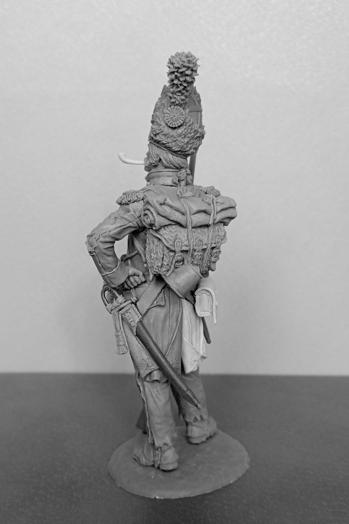 CHM-54346. Гренадер линейных пехотных полубригад (№2), Франция 1793-1803 гг. 54 мм. Материал - смола. Chronos Miniatures