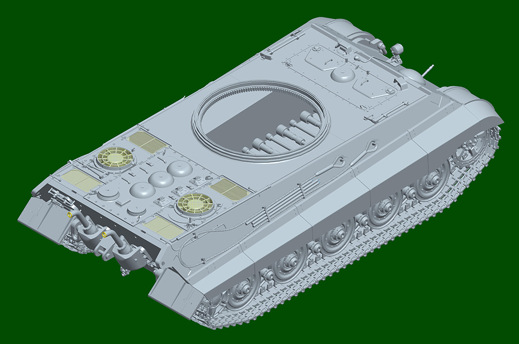 84559HB Сборная модель Танк Pz.Kpfw.VI Sd.Kfz.182 Tiger II (Henschel 105mm) Hobby Boss