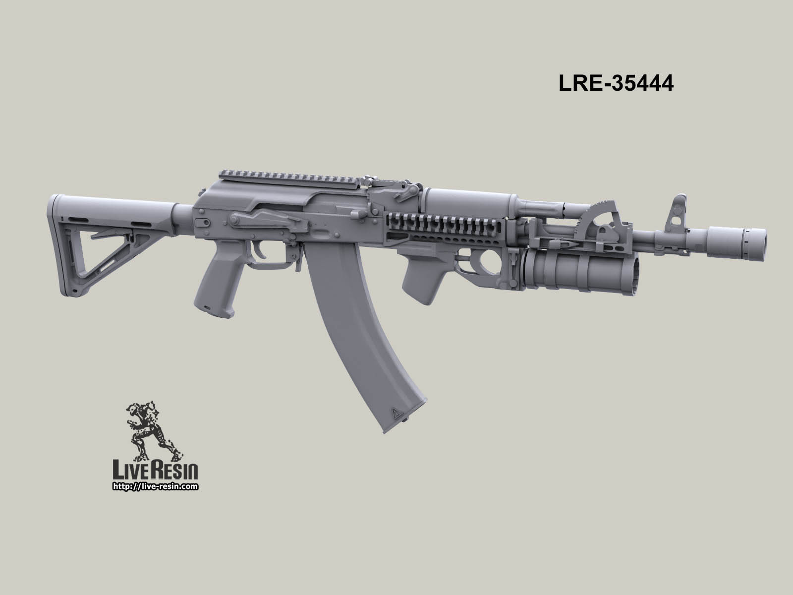 LRE35444 Российское современное штурмовое оружие - автоматы, набор - 5, 6 шт Live Resin