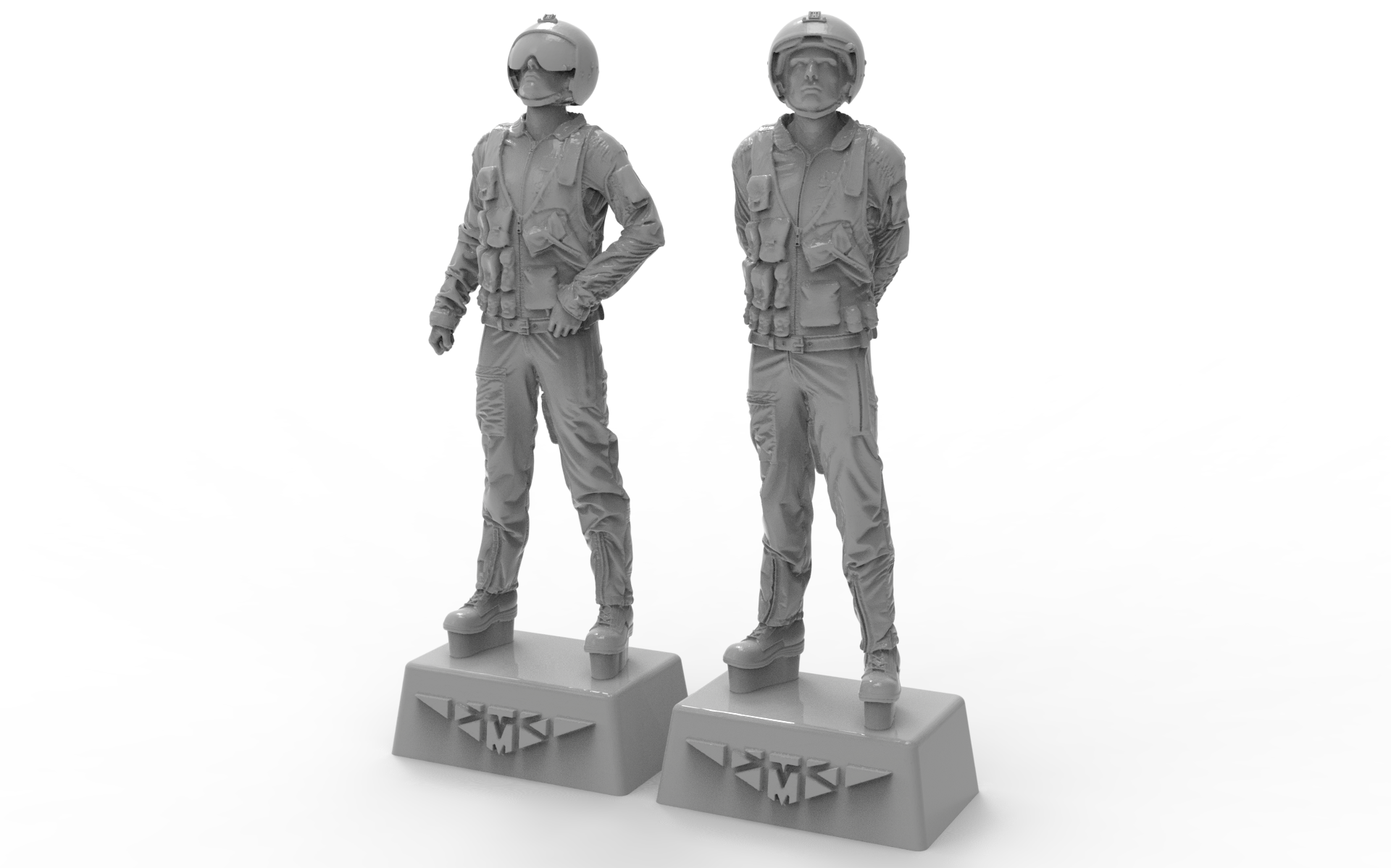 48524-3-1TMP Пилоты ВКС РФ набор №7-3 (2шт) Temp Models