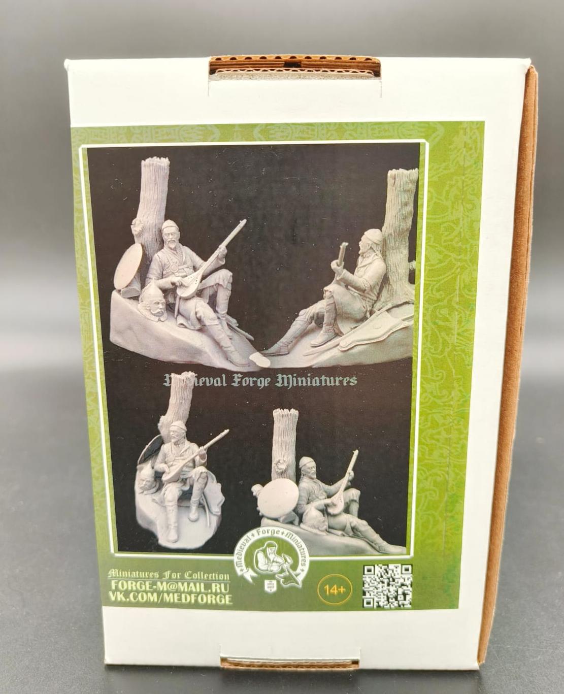 C-75-100 Монгольский воин в степи Music of the steppe Medieval Forge Miniatures