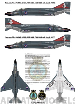 AL48007V1HD Pahntom FG.1 892 Nas, HMS FAA Ark Royal