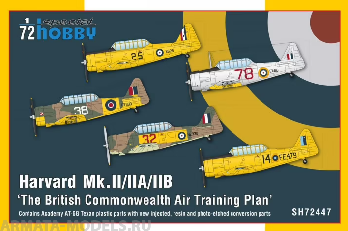 SH72447 Harvard Mk.II/IIA/IIB The British Commonwealth Air Training Plan Special Hobby SH72447 Harvard Mk.II/IIA/IIB The British Commonwealth Air Training Plan Special Hobby
