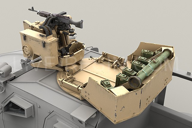 LRE35225 Модифицированная версия колёсного бронеавтомобиля M-ATV SOCOM. Часть 3 