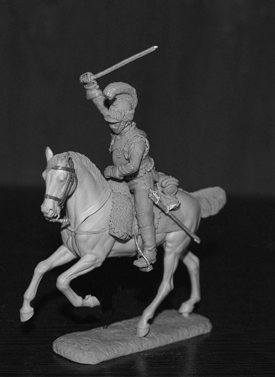 CHM-54378. Старший вахмистр кирасирских полков, Вестфалия 1810-13 гг. 54 мм. Материал - смола. Chronos Miniatures