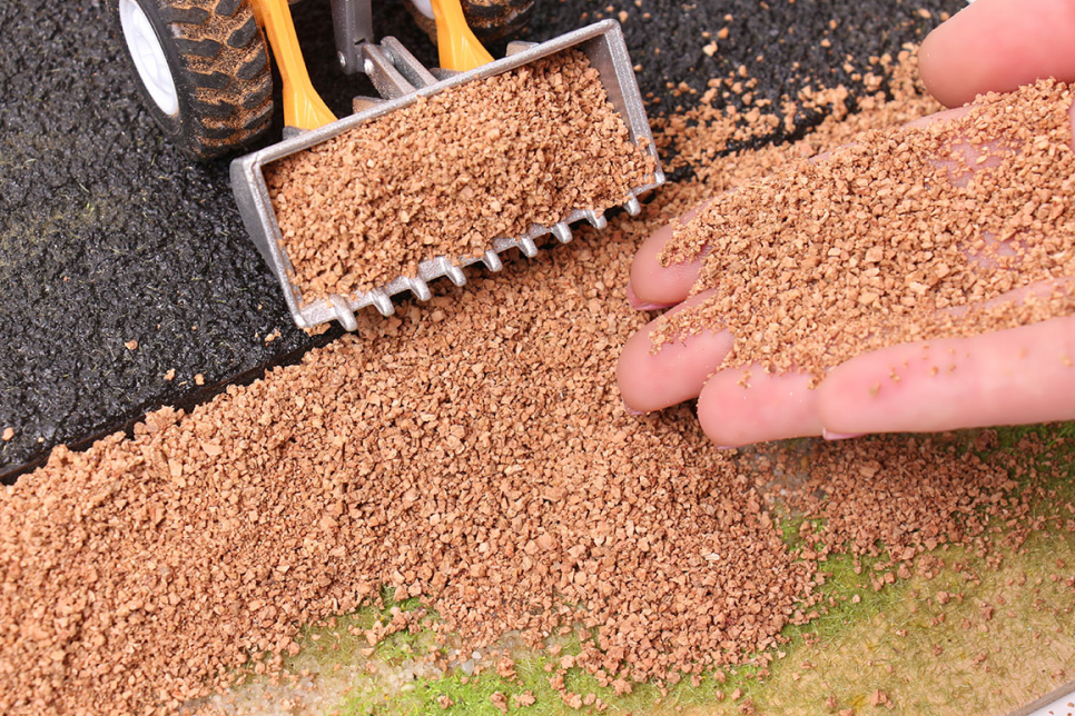 002ppr001 Присыпка для имитации земли на макете. 200 мл.