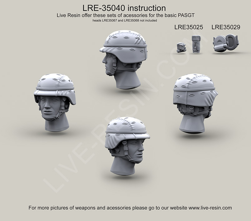 LRE35040 Каска армии США PASGT  с чехлом,,Каска армии США PASGT  с чехлом,,