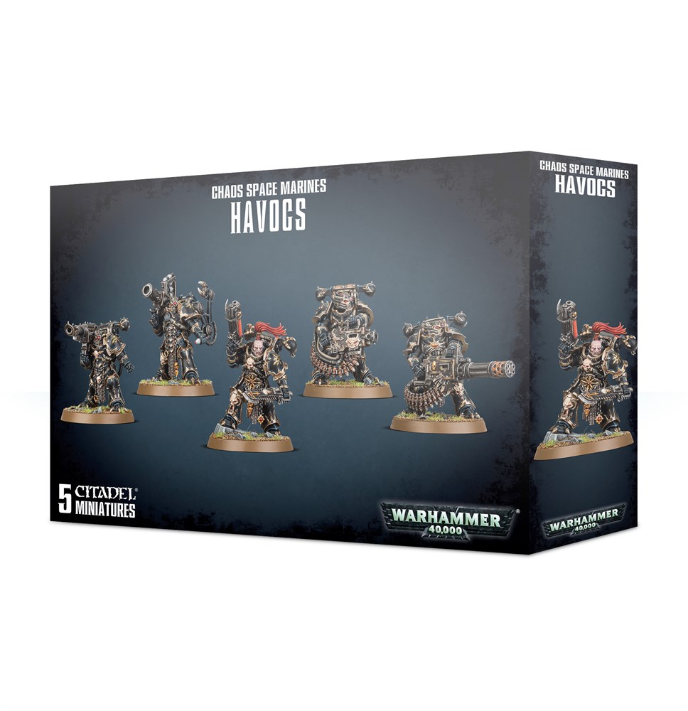 43-61GW Набор Космодесант Хаоса. Разорители (Chaos Space Marines Havocs) 43-61GW Набор Космодесант Хаоса. Разорители (Chaos Space Marines Havocs)