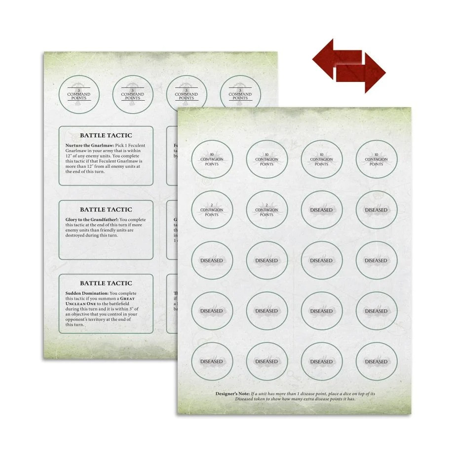 83-59GW Карты Боевые Свитки. Червородия Нургла (Warscrolls Maggotkin of Nurgle) 83-59GW Карты Боевые Свитки. Червородия Нургла (Warscrolls Maggotkin of Nurgle)