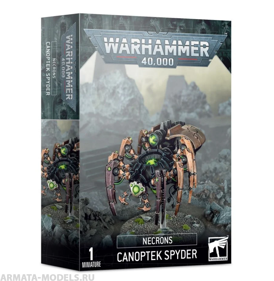 49-16GW Набор Некроны. Каноптековый Паук (Necrons Canoptek Spyder) |  ArmaModels