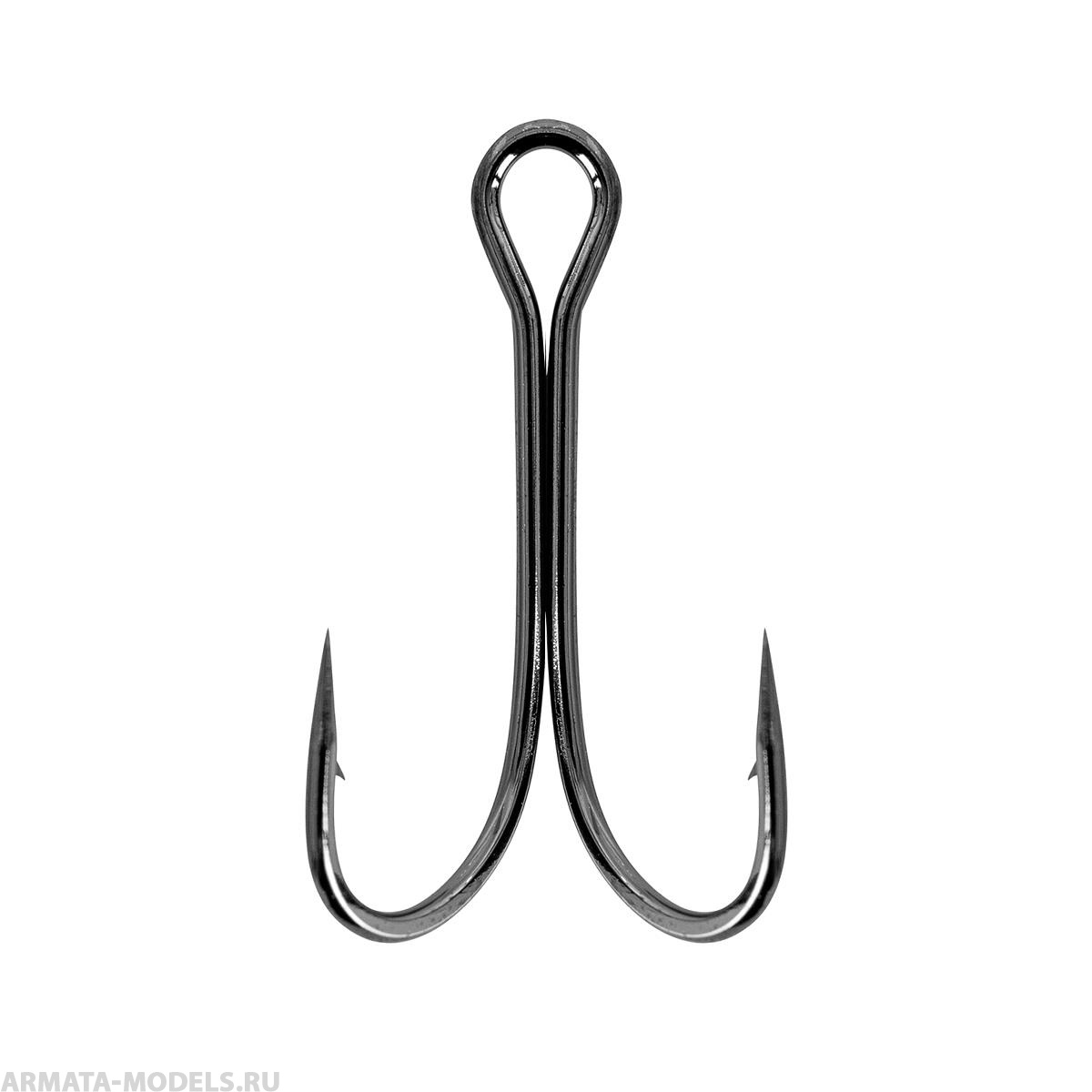 Крючок двойной SD-36 №4 цвет BC (20шт) (HS-SD-36-4) Helios( цена указана за упаковку, в количестве 20шт.)