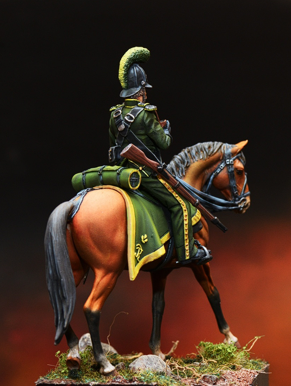 CHM-54315. Вюртембергский конный егерь, 1811-12 гг. 54 мм. Материал - смола. Chronos Miniatures