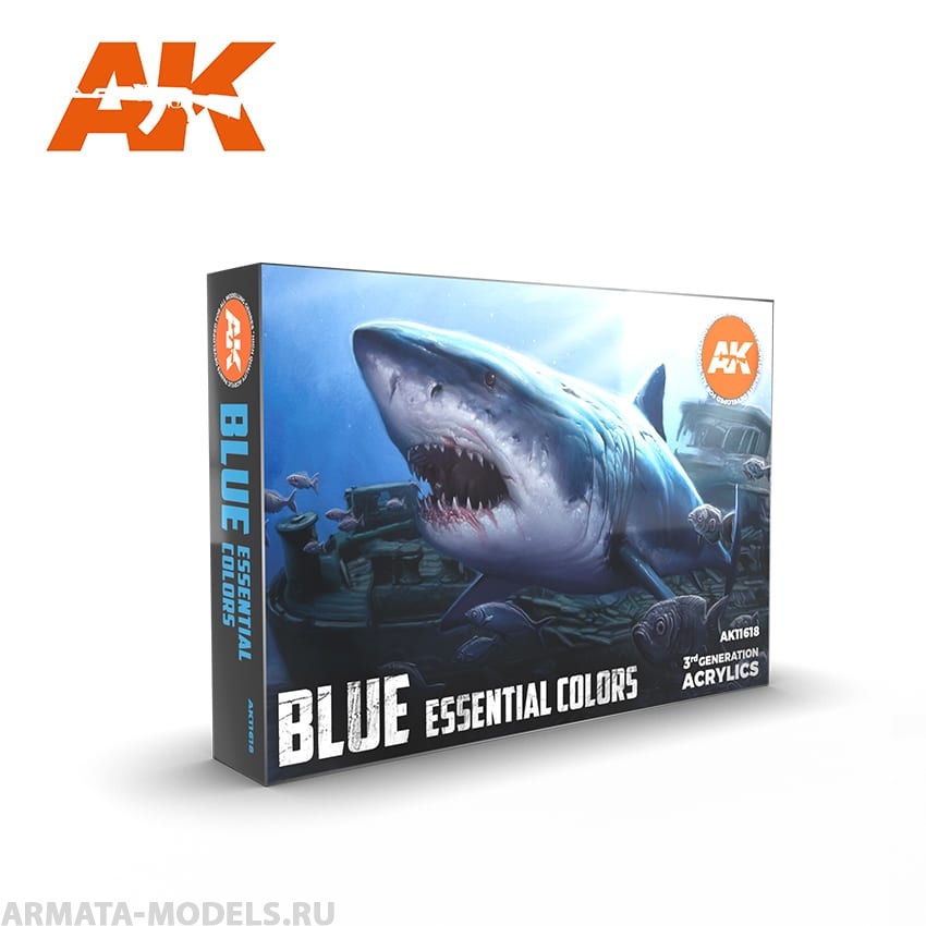 AK11618 Набор красок BLUE UNIFORM COLORS 3G AK11618 Набор красок BLUE UNIFORM COLORS 3G