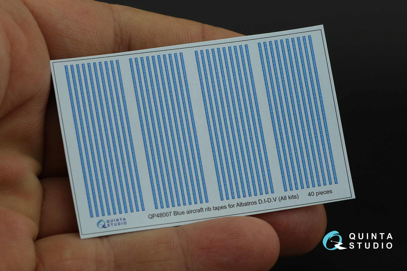 QP48007 Голубые киперные ленты Albatros D.I-D.V (для любых моделей)