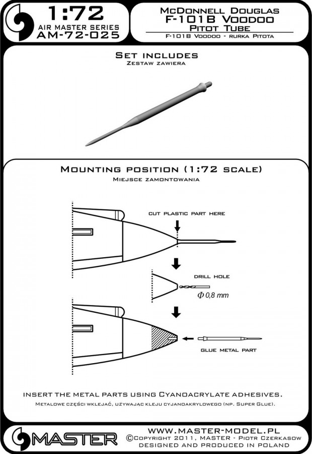AM-72-025 ПВД для самолета F-101B Voodoo AM-72-025 ПВД для самолета F-101B Voodoo
