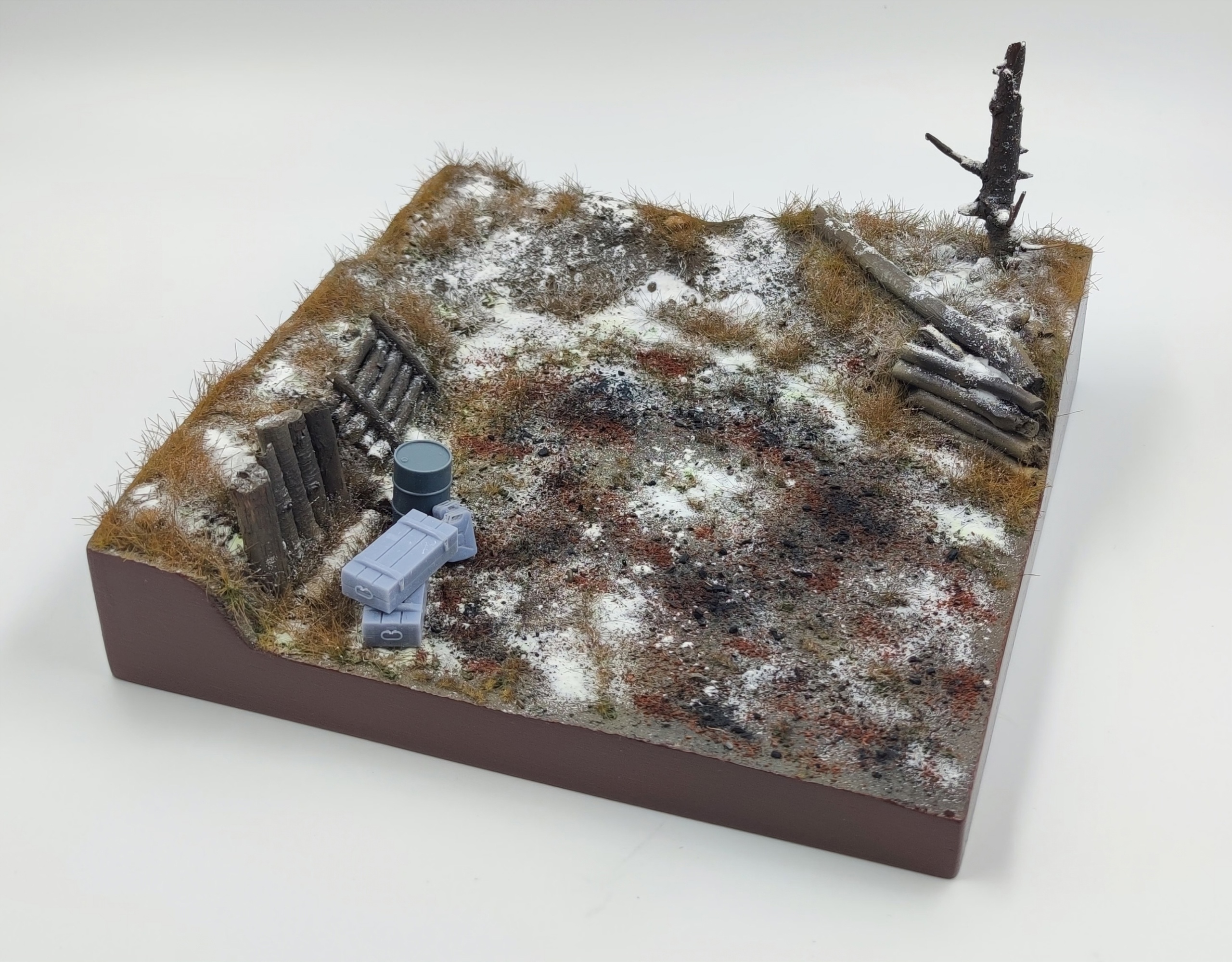 HE-35077 Подставка "первый снег на огневом рубеже"