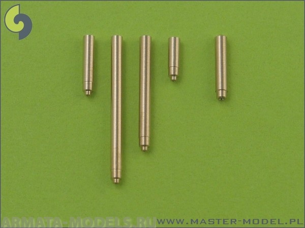 AM-48-023 Набор вооружения для P-38 Lightning поздних модификаций (стволы для Brownings 12,7мм и пушки 20мм)