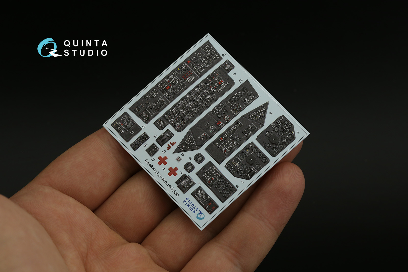 QD35110 3D Декаль интерьера кабины Ми-17 (Trumpeter)