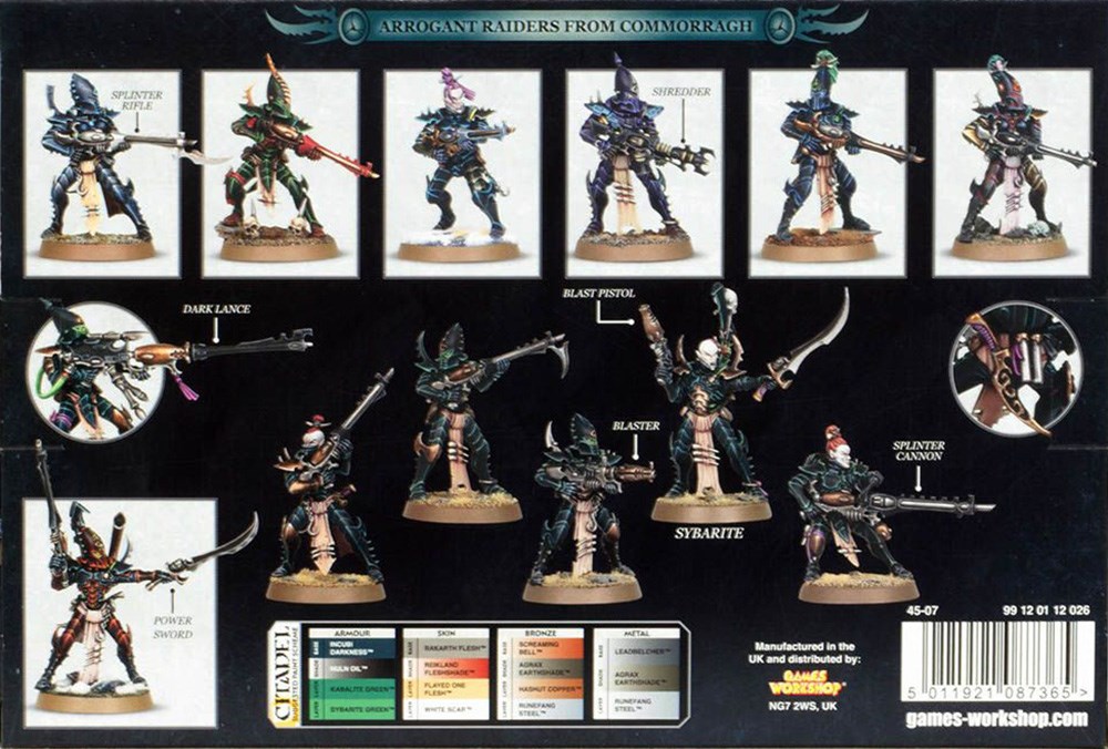45-07GW Набор: Воины-Кабалиты Друкари (Drukhari Kabalite Warriors) 45-07GW Набор: Воины-Кабалиты Друкари (Drukhari Kabalite Warriors)