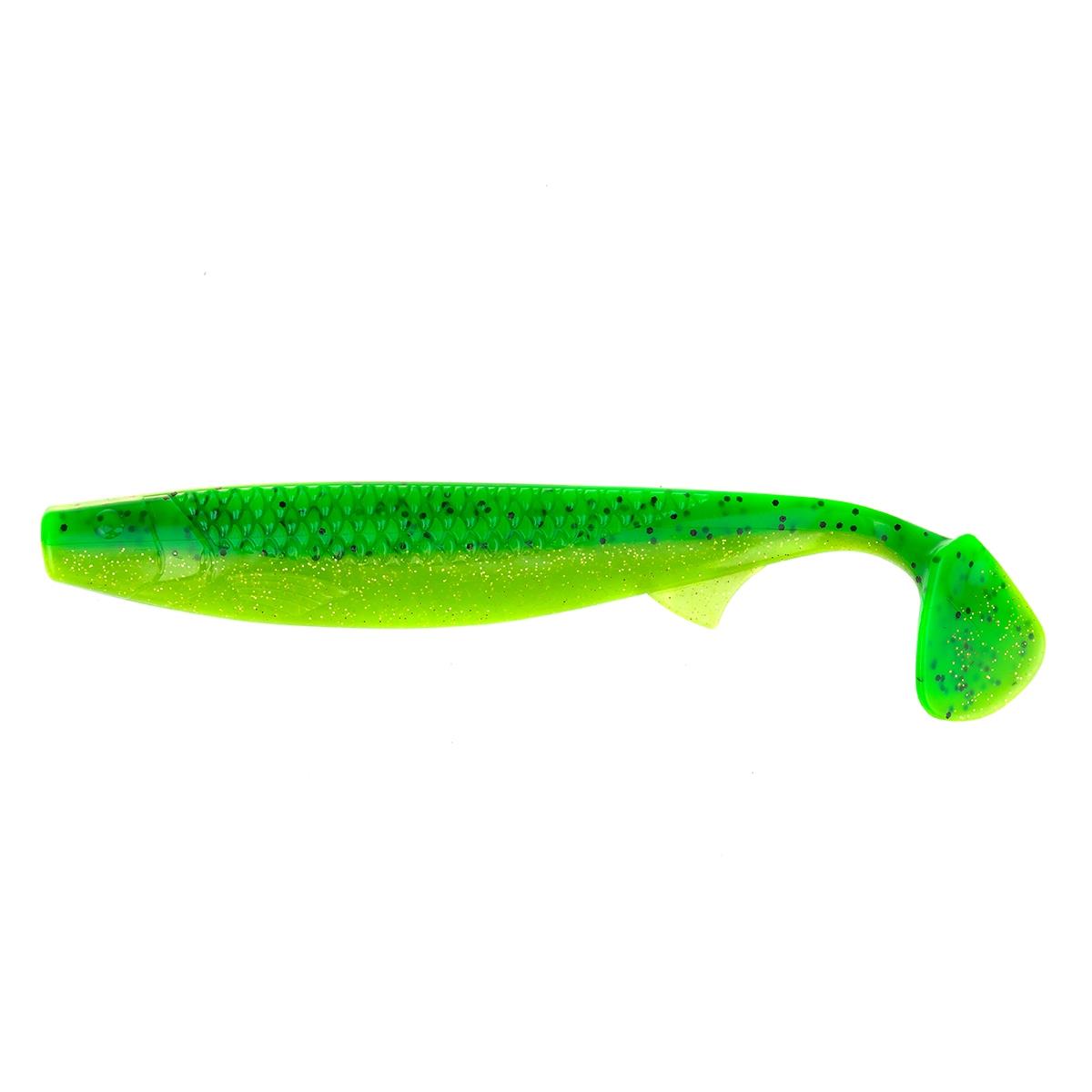 Виброхвост несъедоб. Pike King 6.3''/16 см Green Lime 25шт. (HS-37-010-N) Helios( цена указана за упаковку, в количестве 25шт.)