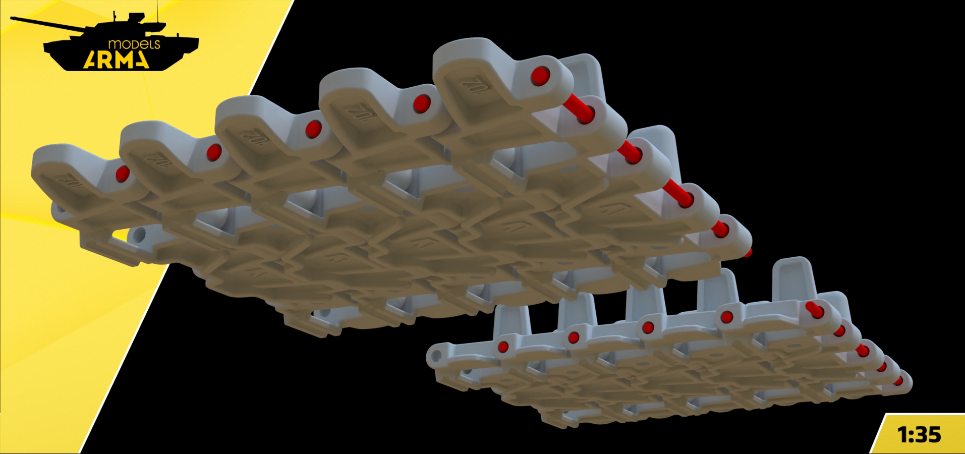 AM35978 Гусеница широкая МТ-ЛБ (Не для свободной продажи)