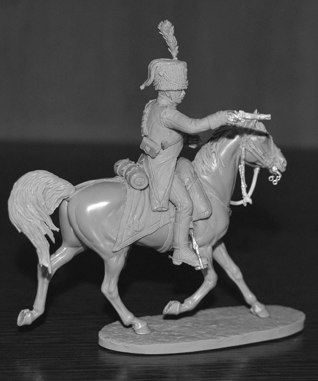 CHM-54380. Офицер гидов маршала Понятовского, Герцогство Варшавское, 1810-13 гг. 54 мм. Материал - смола. Chronos Miniatures