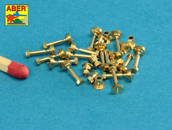 ABR-16-110  Дополнения для  Turned imitation of Hexagonal bolts & nuts 1,6 x  4,0 mm x 15 pcs. And 1,6mm nuts x 10 pcs. универсальный набор 1/16 ABR-16-110  Дополнения для  Turned imitation of Hexagonal bolts & nuts 1,6 x  4,0 mm x 15 pcs. And 1,6mm nuts x 10 pcs. универсальный набор 1/16
