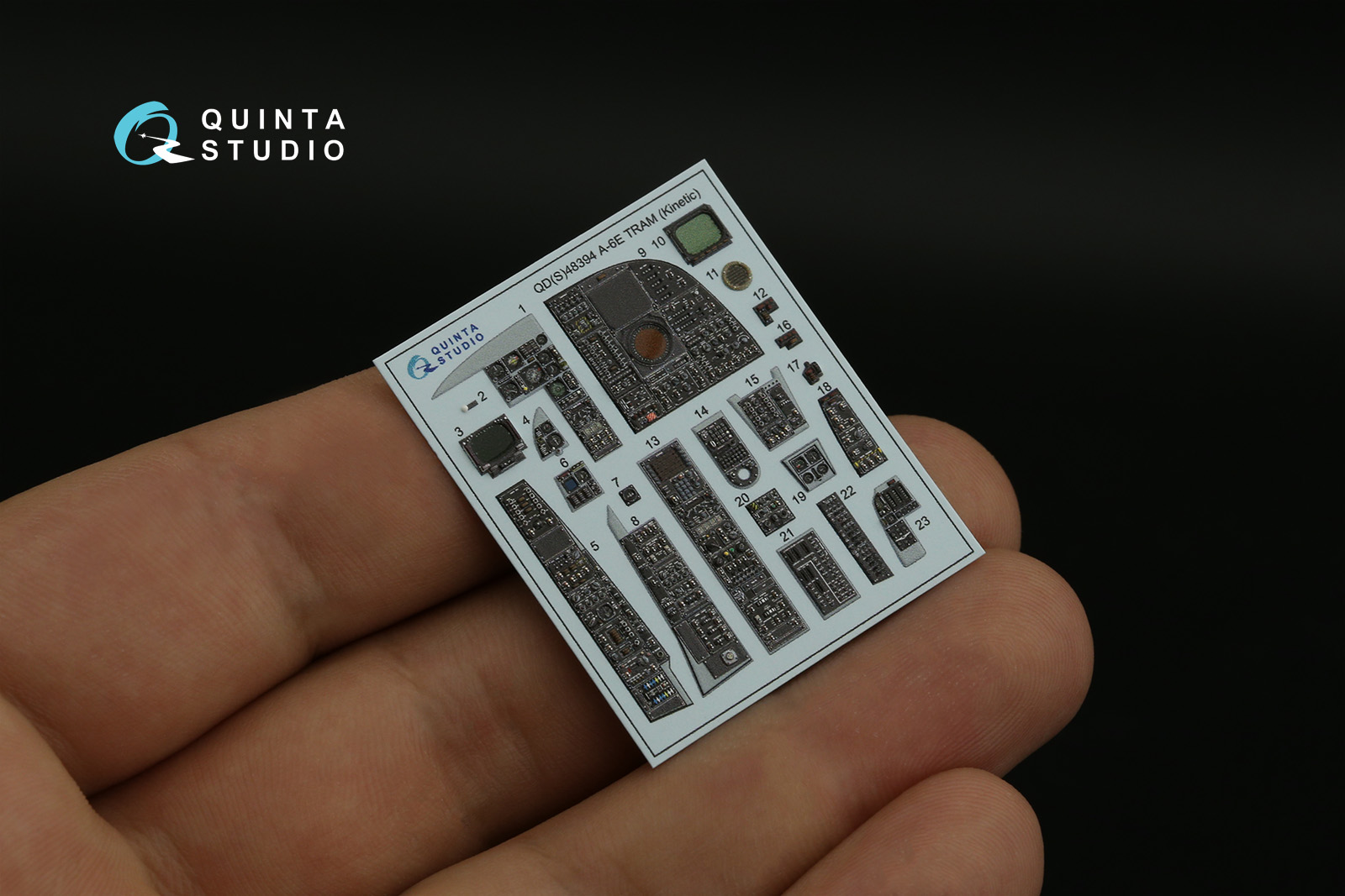 QDS-48394 3D Декаль интерьера кабины A-6E TRAM (Kinetic) (Малая версия)