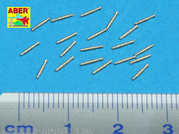 ABR-1:350-L-22  Дополнения для  Set of 20 pcs QF 2-pdr 40 mm Mk.VIII “Pom Pom” barrels for Royal Navy ships для  1/350 ABR-1:350-L-22  Дополнения для  Set of 20 pcs QF 2-pdr 40 mm Mk.VIII “Pom Pom” barrels for Royal Navy ships для  1/350