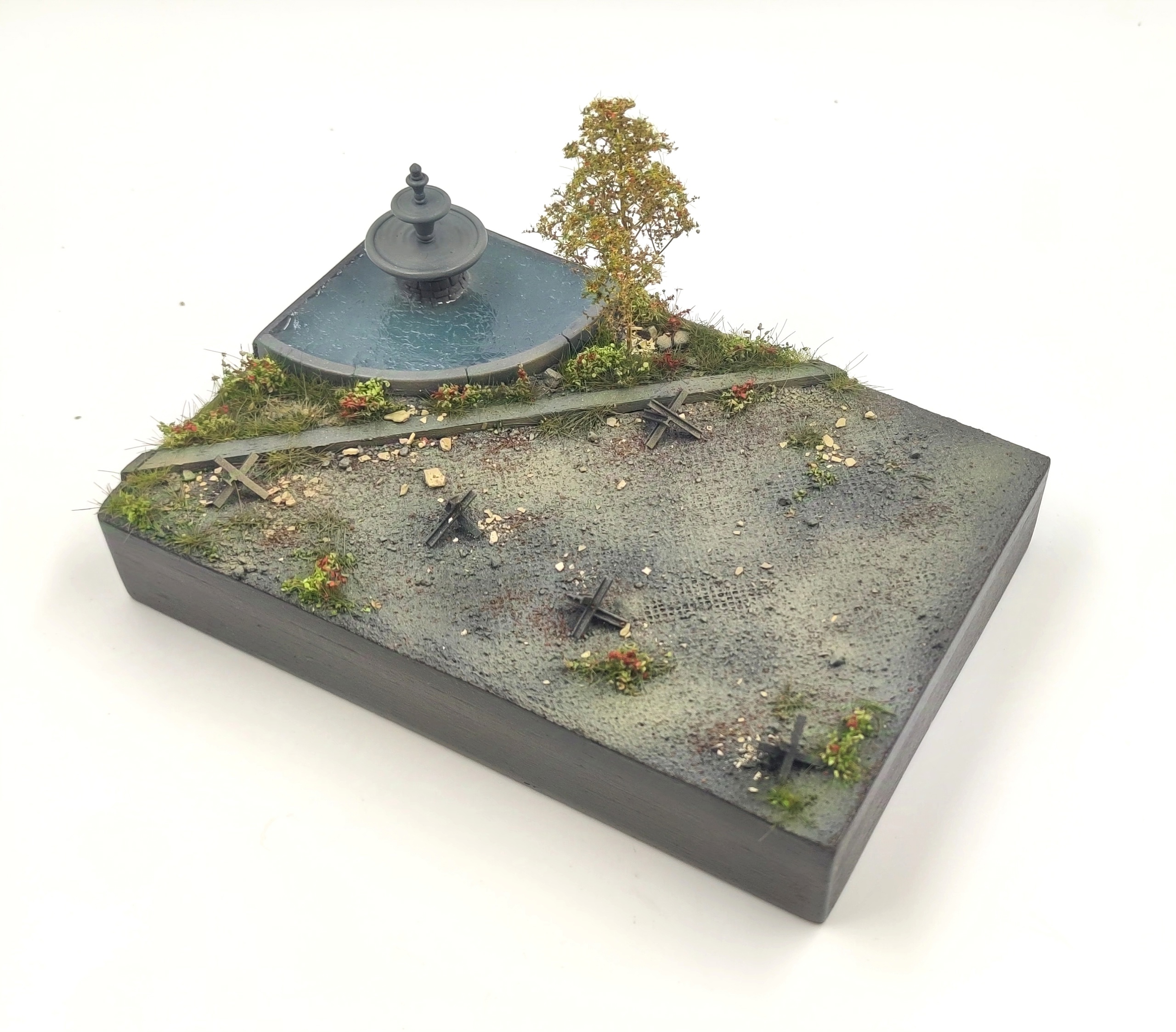 HE-72096 Подставка не тронутый фонтан Размер 30*13см