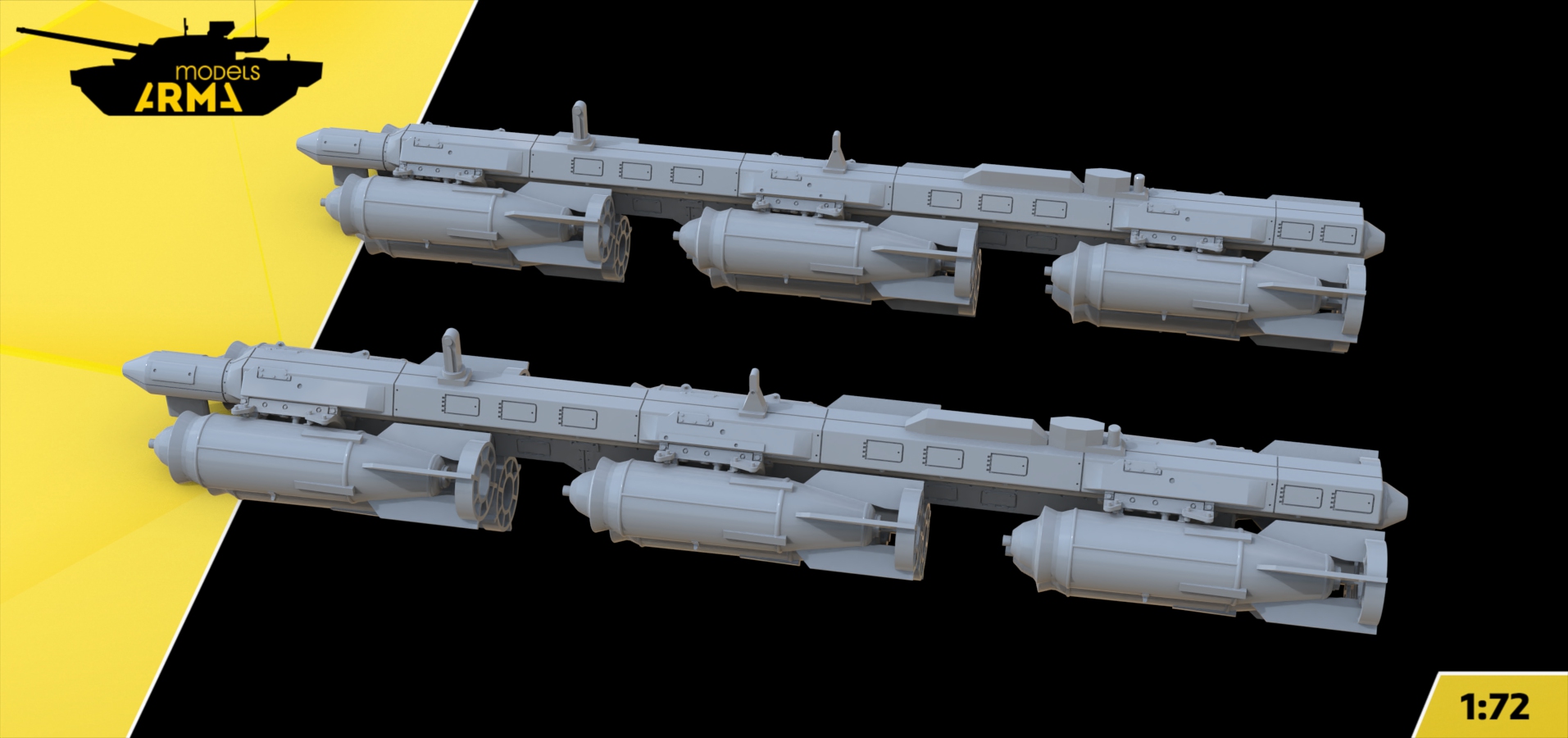 AM72504 18 ФАБ-250 + 2 держателя МБД 3 - У9М (Не для свободной продажи) Arma Models
