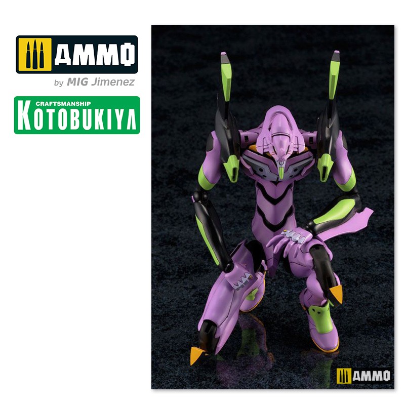 KTOKP410 Коллекционая сборная модель  NGEPM Kit Evangelion Test Type-01 TV Ver. 19 cm KOTOBUKIYA