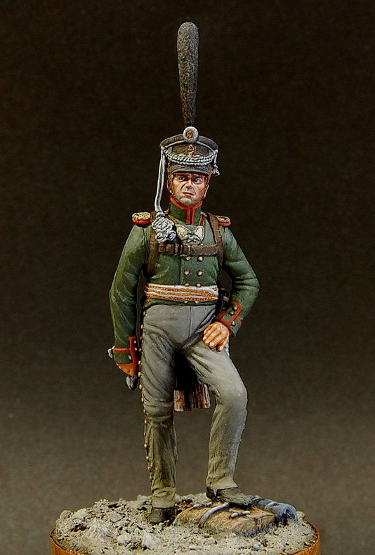 CHM-54097. Обер-офицер гренадерских полков и рот, Россия 1812-15 гг. 54 мм. Материал – смола. Chronos Miniatures CHM-54097. Обер-офицер гренадерских полков и рот, Россия 1812-15 гг. 54 мм. Материал – смола. Chronos Miniatures