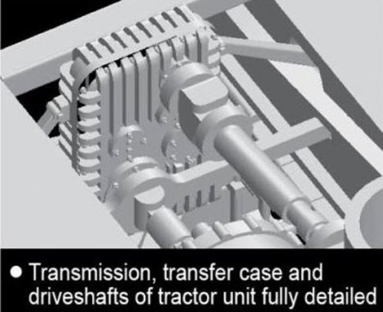 7484Д Сборная модель M65 Atomic Annie Gun, Heavy Motorized 280mm Dragon