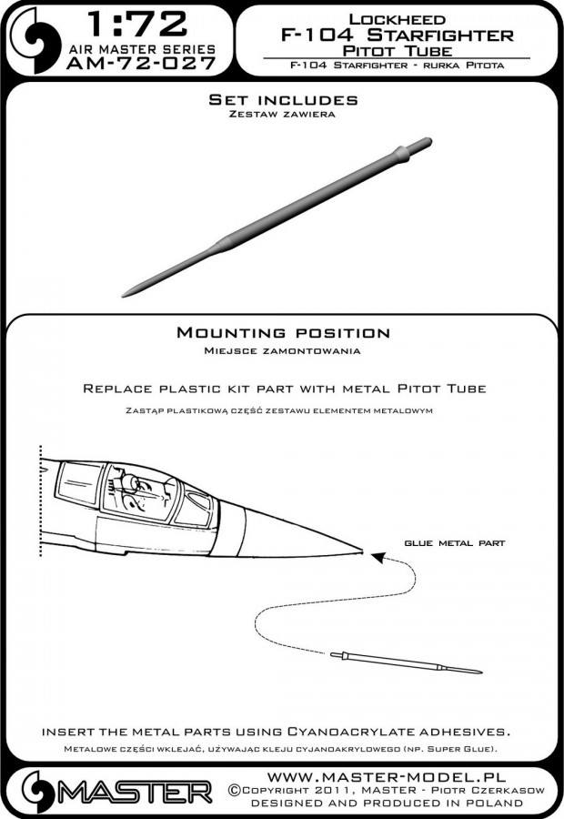 AM-72-027 ПВД для самолета F-104 Starfighter AM-72-027 ПВД для самолета F-104 Starfighter