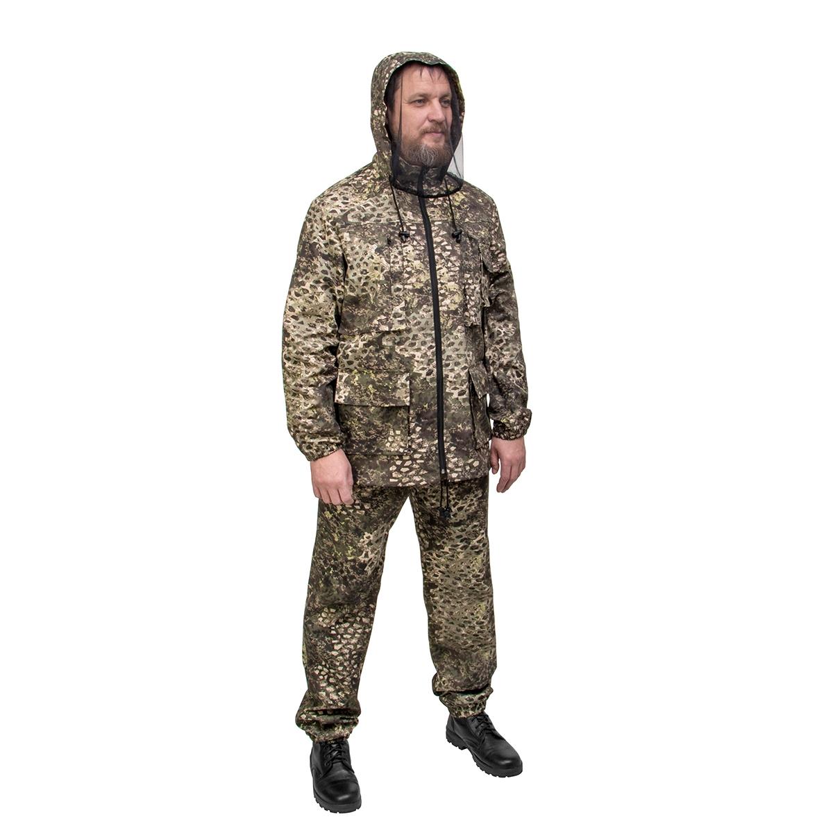 Костюм летний противомоскитный Разведчик, цв.КМФ Стоун р.52-54/170-176 Helios