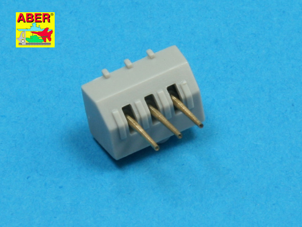 ABR-1:350-L-33  Дополнения для  Set of 16 pcs 102 mm type BL Mk.IX barrels for Royal Navy ships для  1/350 ABR-1:350-L-33  Дополнения для  Set of 16 pcs 102 mm type BL Mk.IX barrels for Royal Navy ships для  1/350