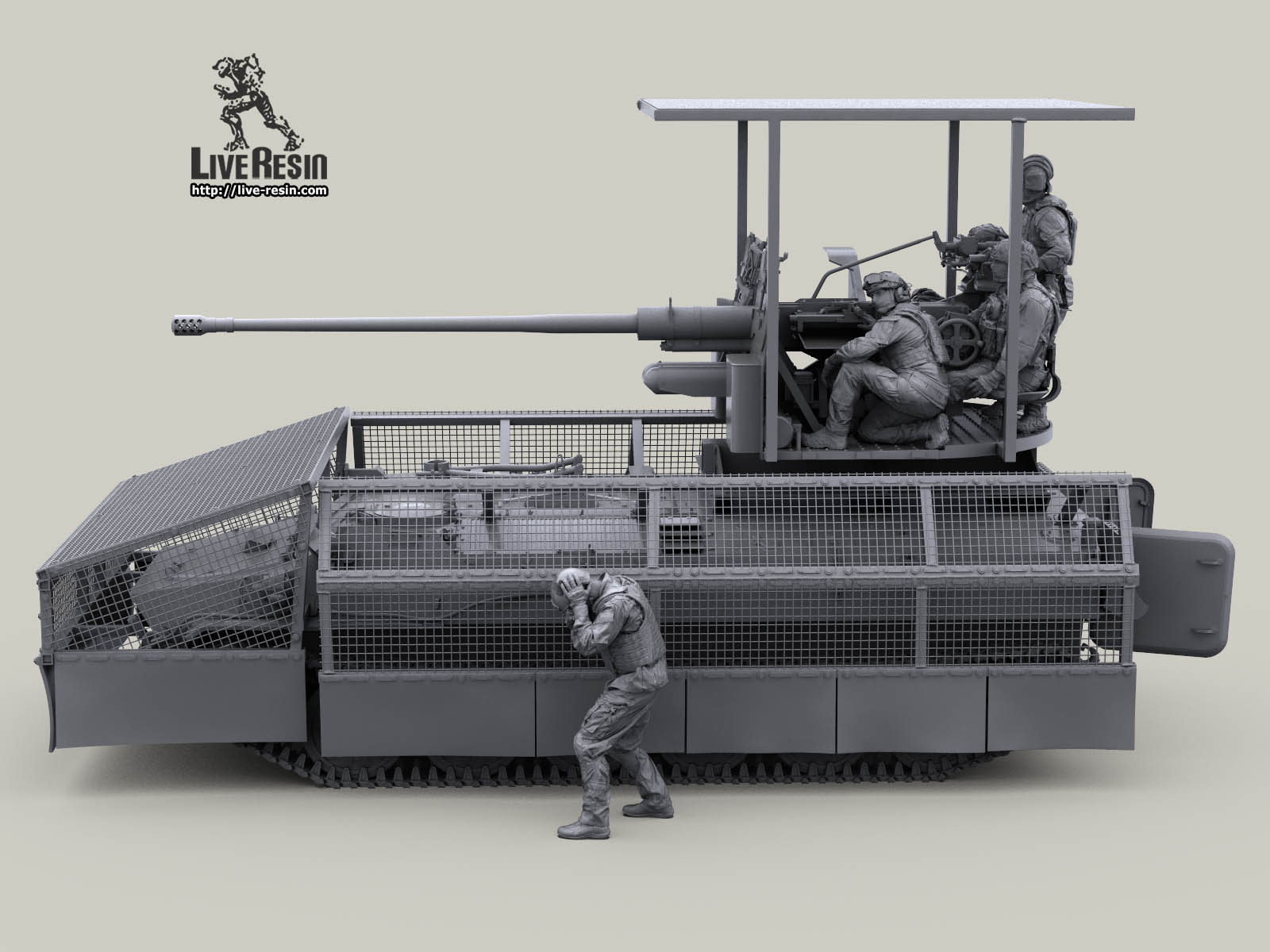 LRM35215 Российский современный артиллерист САУ, заряджающий - 13 (Не для свободной продажи) Live Resin