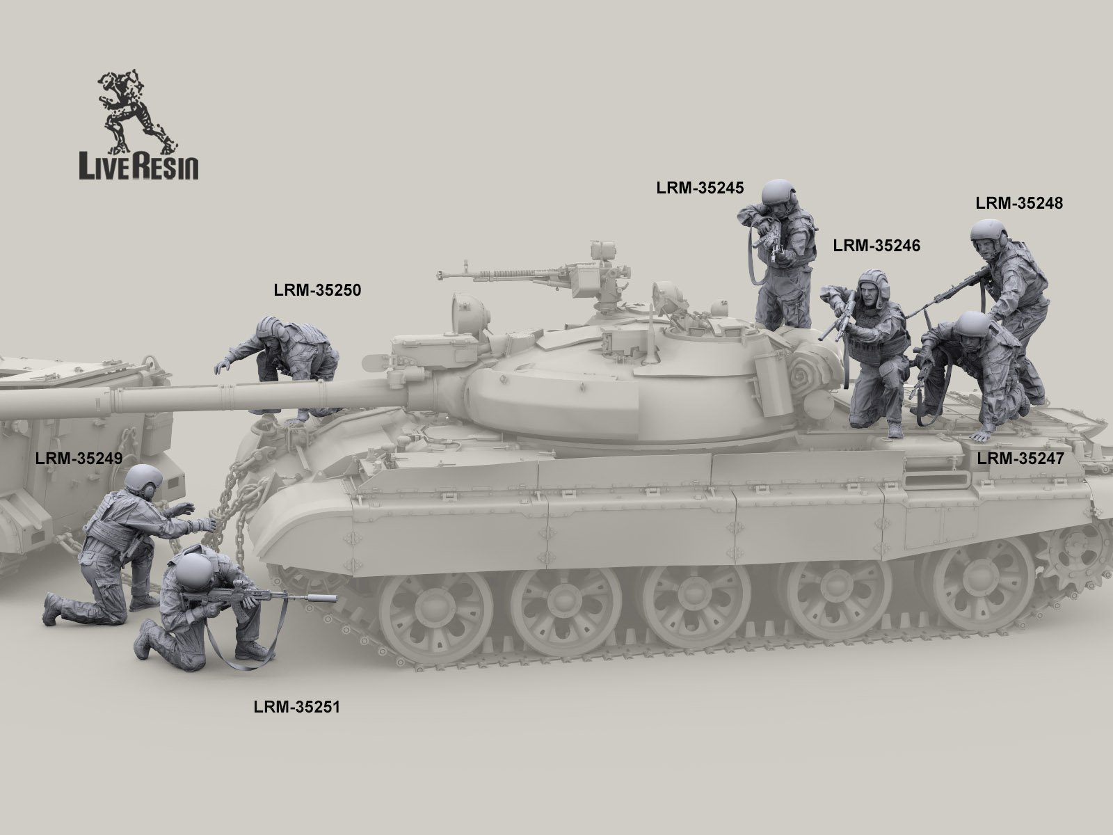 LRM35248 Современный Российский танкист - прекрывает (Не для свободной продажи) 