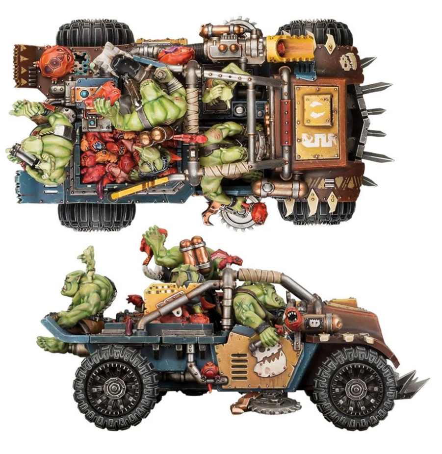 50-35GW Набор Орки. Кормушечный Сквигобагги (Orks Rukkatrukk Squigbuggy) 50-35GW Набор Орки. Кормушечный Сквигобагги (Orks Rukkatrukk Squigbuggy)