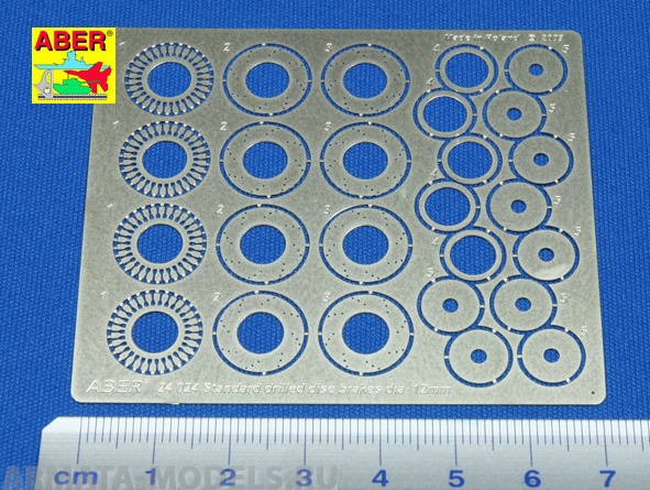 ABR-24-024  Дополнения для  Standard drilled discs brakes dia. 12mm  для  1/24 ABR-24-024  Дополнения для  Standard drilled discs brakes dia. 12mm  для  1/24