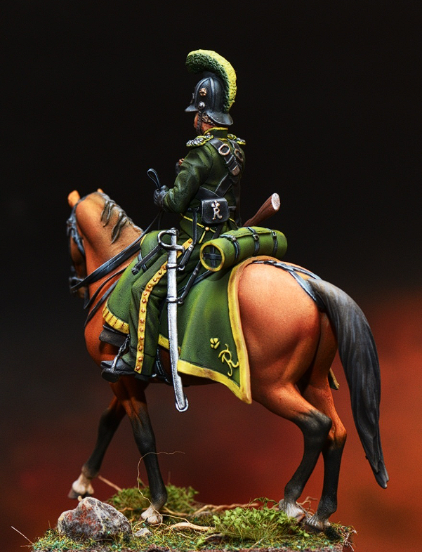 CHM-54315. Вюртембергский конный егерь, 1811-12 гг. 54 мм. Материал - смола. Chronos Miniatures