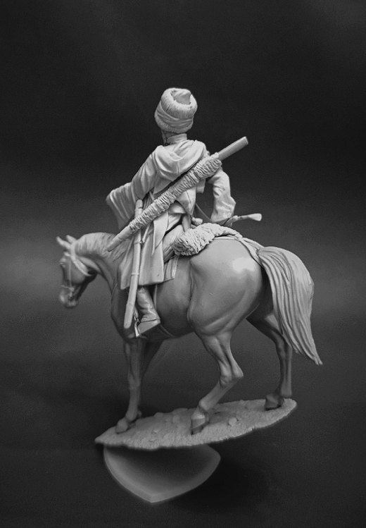 CHM-54359. Кавказский горец, 19 век (2 варианта левой руки). 54 мм. Материал - смола. Chronos Miniatures