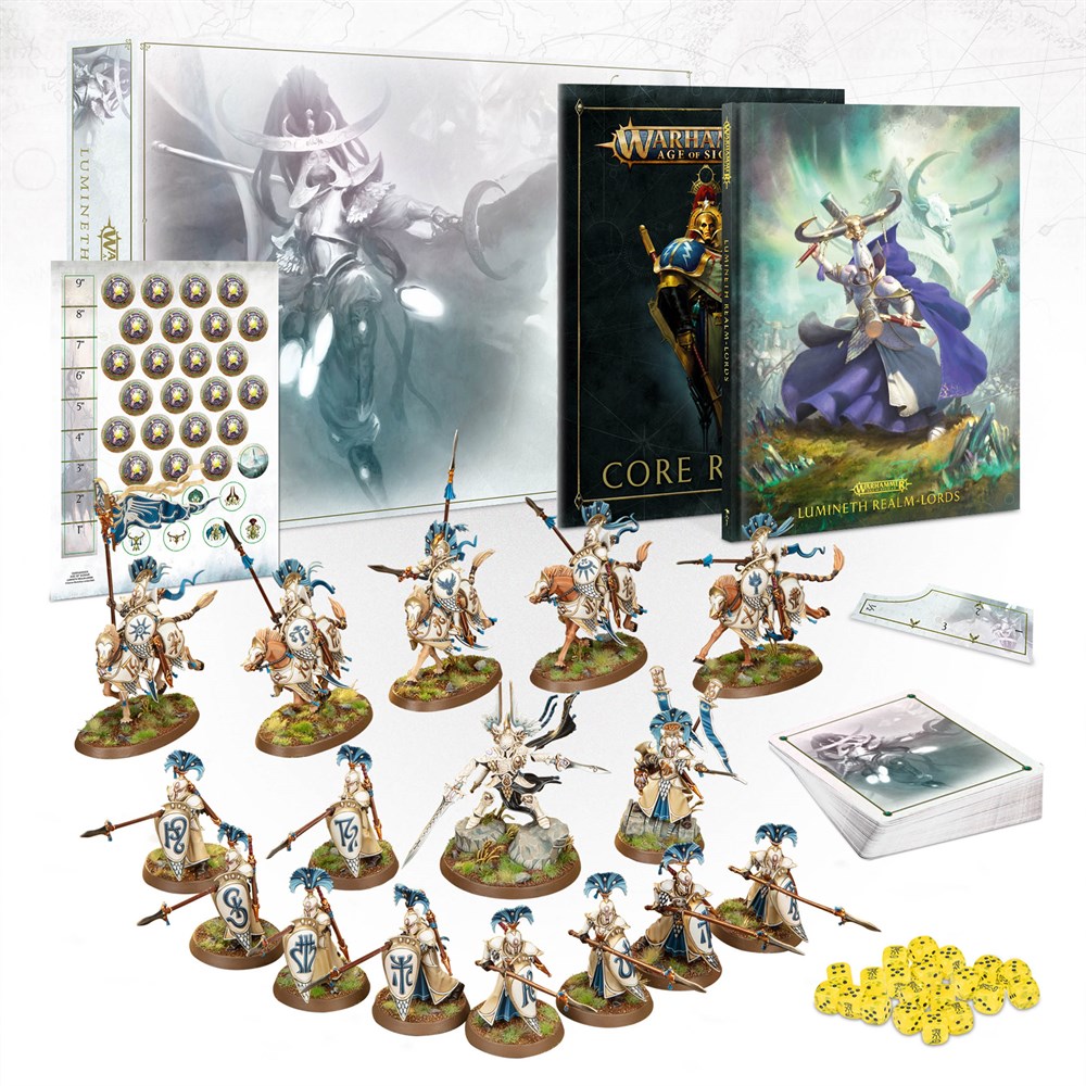 87-06GW Стартовый набор Люминеты, Повелители Владений (Lumineth Realm-lords Launch Set (Eng)) 87-06GW Стартовый набор Люминеты, Повелители Владений (Lumineth Realm-lords Launch Set (Eng))