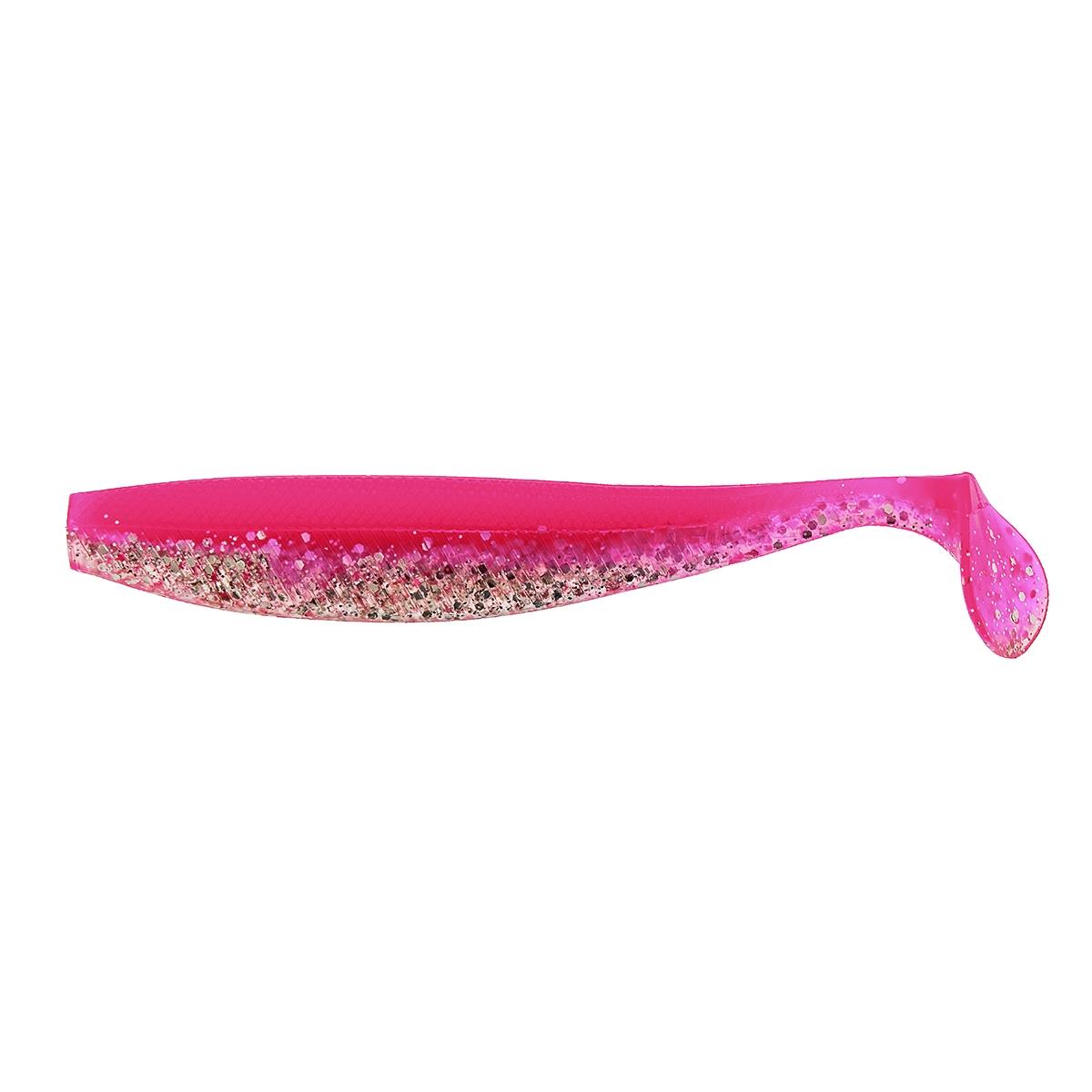 Виброхвост Trofey 5.5"/14см Silver Sparkles & Pink 4шт. (HS-25-035) Helios Виброхвост Trofey 5.5"/14см Silver Sparkles & Pink 4шт. (HS-25-035) Helios